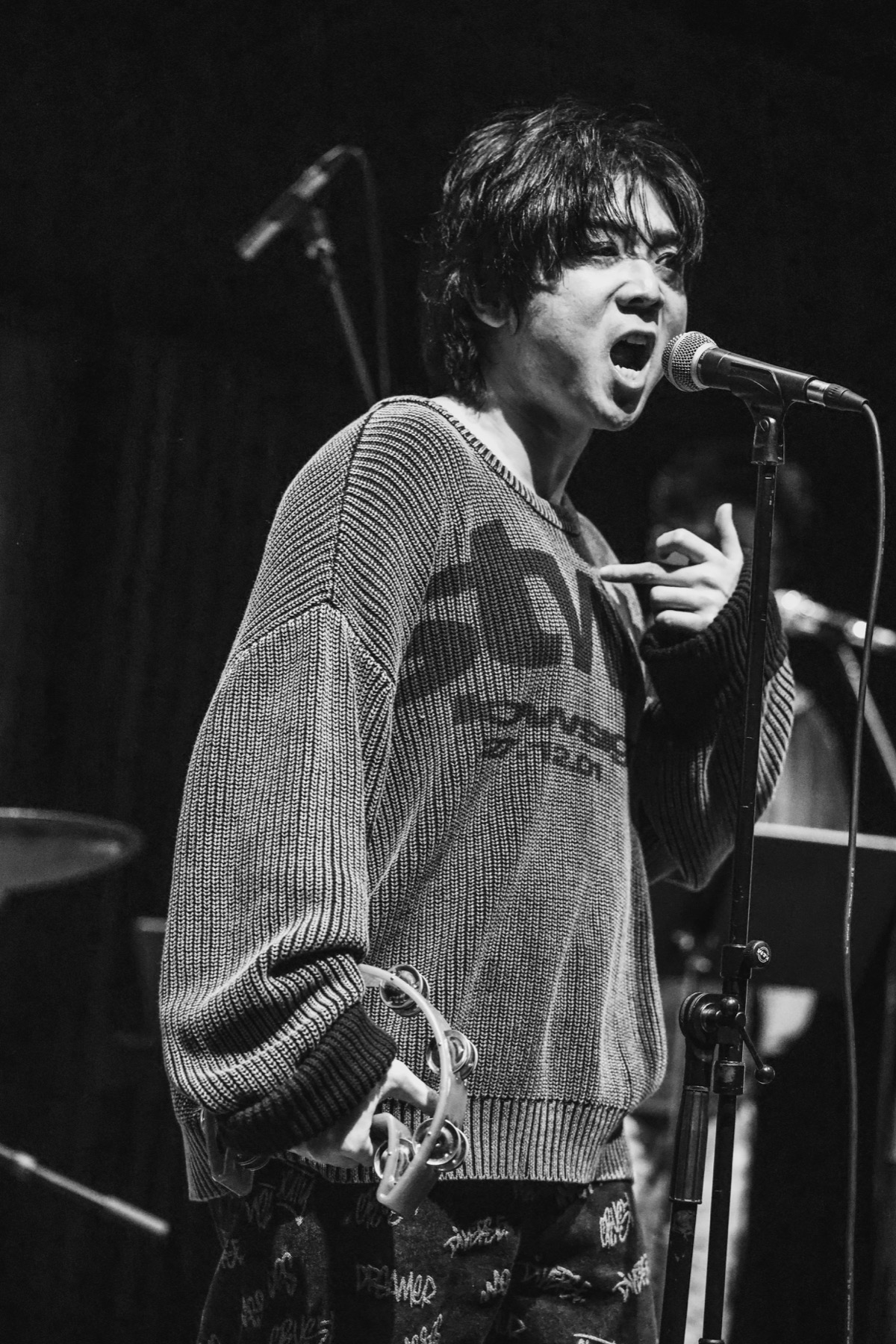 Recent WU vocal performance in black and white