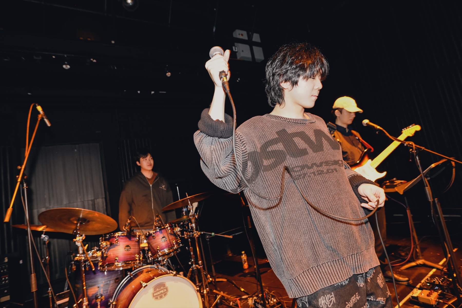 Recent WU with microphone on stage